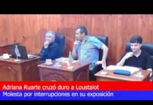 Adriana Ruarte: Molesta por interrupciones en su exposición