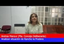 Andrea Manzur: Analizan situación de Rancho la Pradera